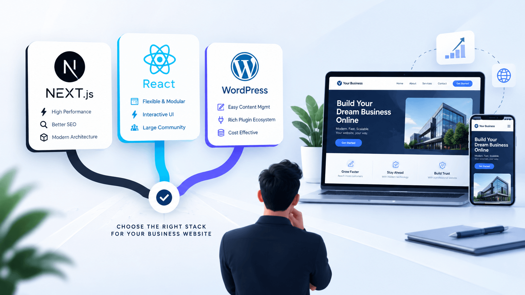 Next JS Vs React Vs Wordpress 3 1